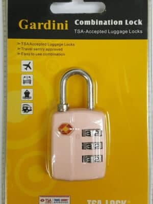 Garrdini 3-Digit Travel Sentry® Approved Combination Lock TSA20939